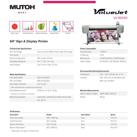 Mutoh VJ1604X